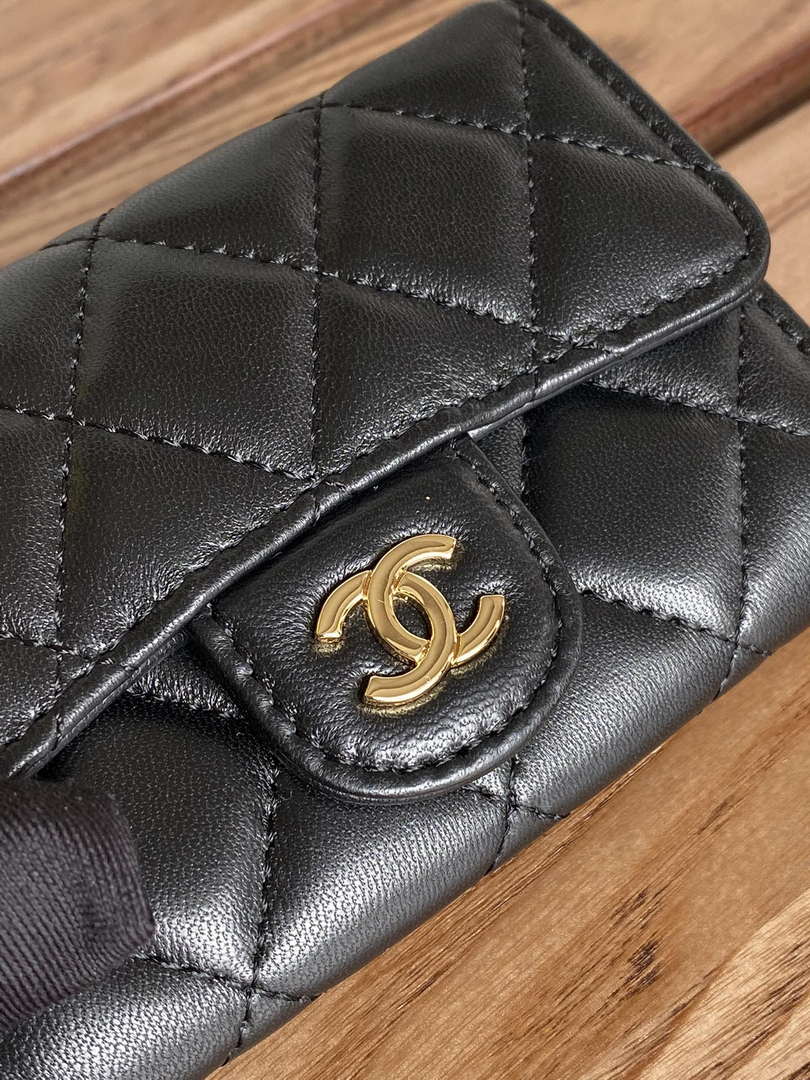 Chanel AP0214 Card Holder Calfskin CC65013