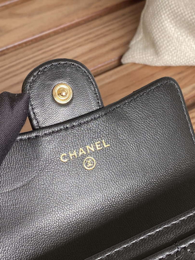 Chanel AP0214 Card Holder Calfskin CC65013