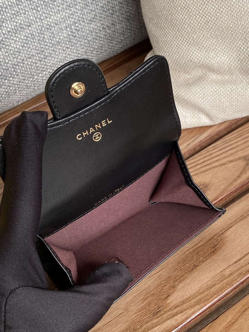 Chanel AP0214 Card Holder Calfskin CC65013