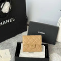 Chanel AP0231 Classic Small FLAP Wallet Calfskin Apricot