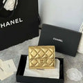 Chanel AP0231 Classic Small FLAP Wallet Gold Lambskin