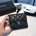 Chanel AP0231 Classic Small FLAP Wallet Lambskin Black Gold - Default Title - View 1