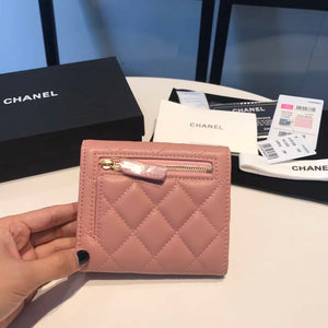 Chanel AP0231 Classic Small FLAP Wallet Calfskin Pink Gold - Default Title - View 3