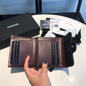Chanel AP0231 Classic Small FLAP Wallet Lambskin Black Silver - Default Title - View 8