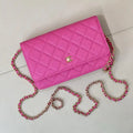 Chanel AP0250 Wallet on Chain Calfskin Rose Pink