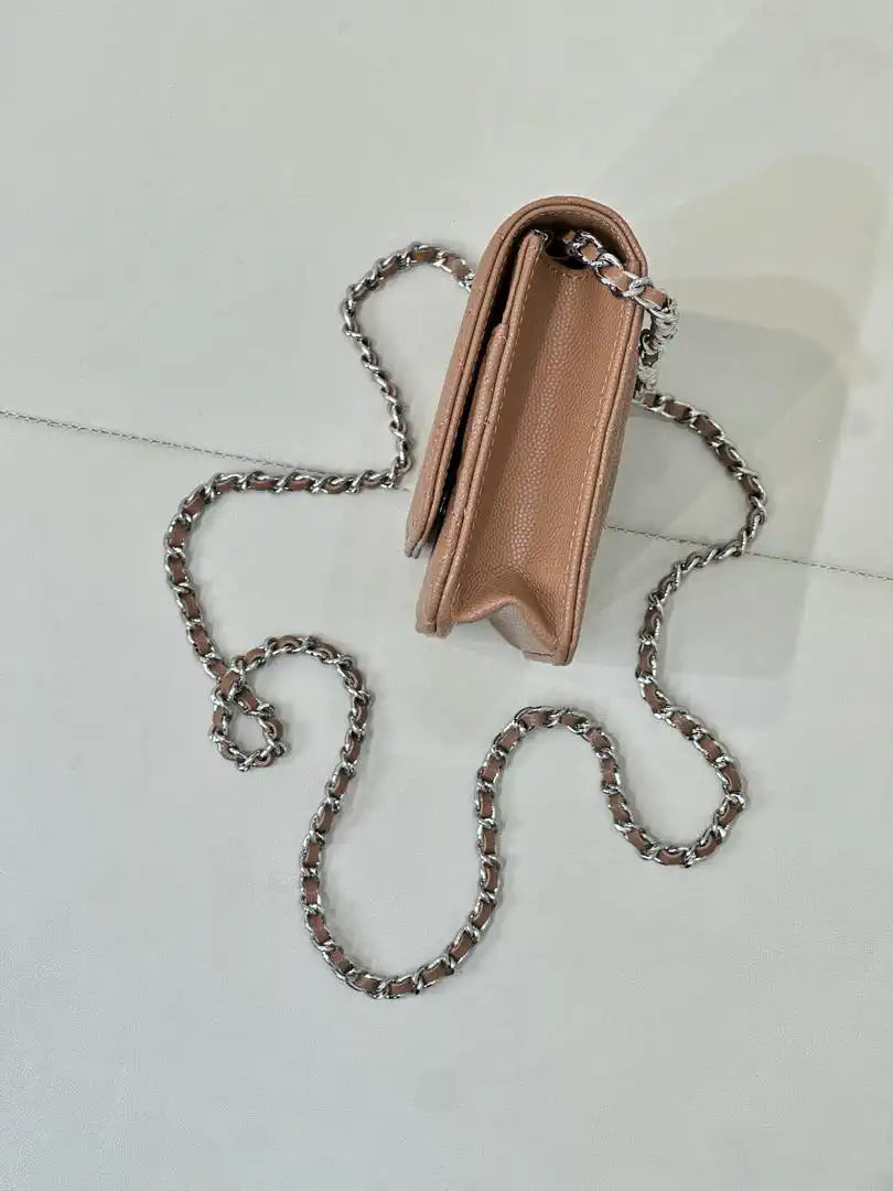 Chanel AP0250 Wallet on Chain Calfskin Caramel