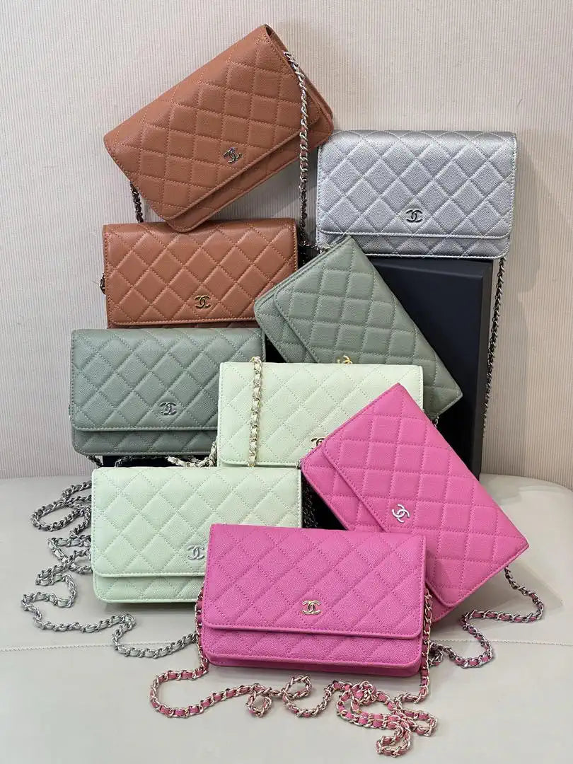 Chanel AP0250 Wallet on Chain Calfskin Caramel