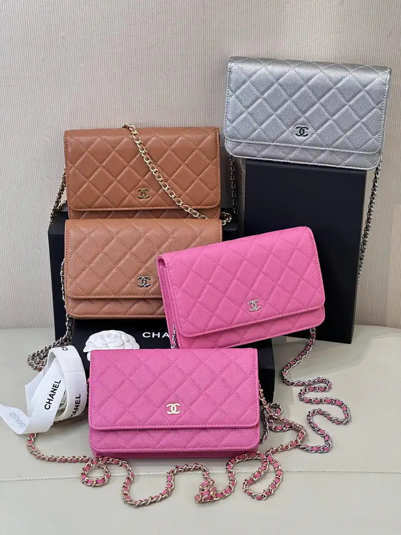 Chanel AP0250 Wallet on Chain Calfskin Caramel