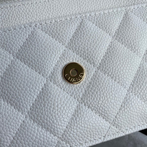 Chanel AP0250 Wallet on Chain Grained Calfskin A33814 White - Default Title - View 6
