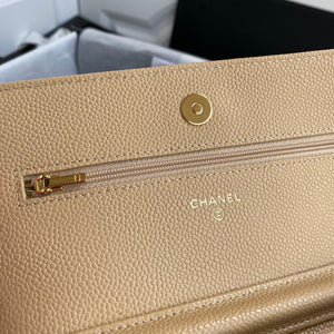 Chanel AP0250 Wallet on Chain Grained Calfskin A33814 apricot - Default Title - View 6