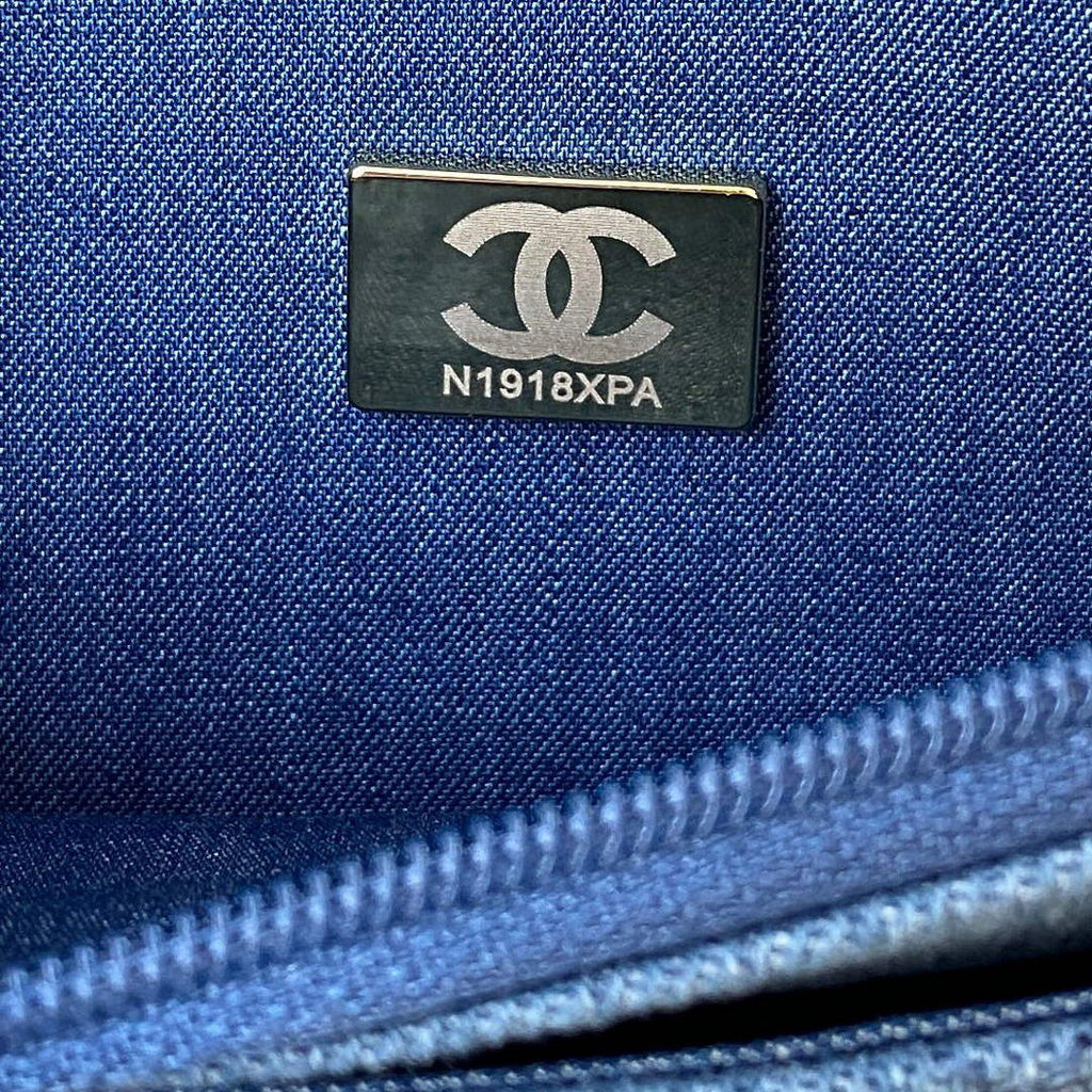 Chanel AP1450 Wallet on Chain Lambskin A33814 Blue