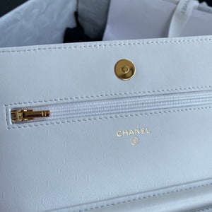 Chanel AP0250 Wallet on Chain Lambskin A33814 White - Default Title - View 6