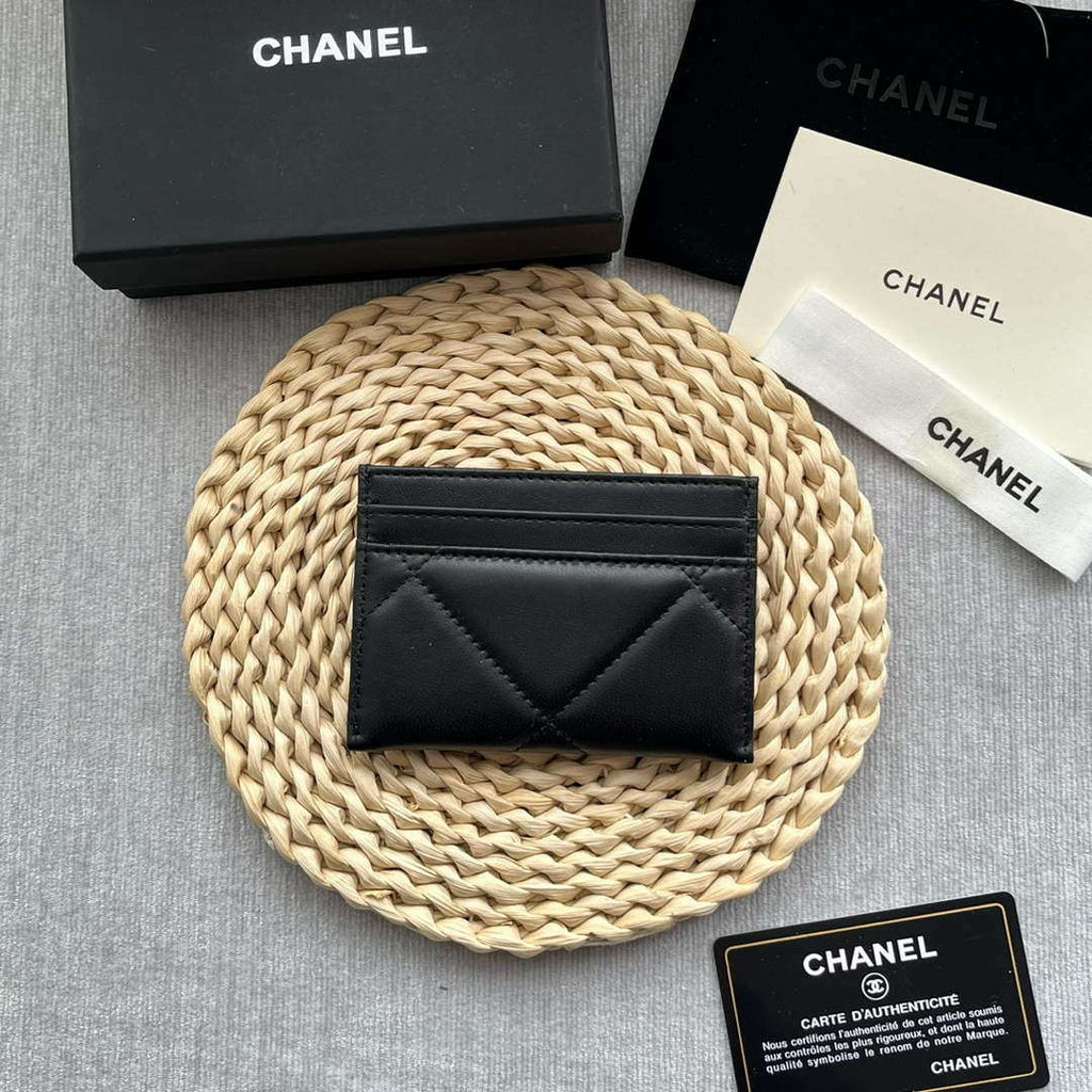 Chanel AP0941 CLASSIC CARD HOLDER Lambskin Black