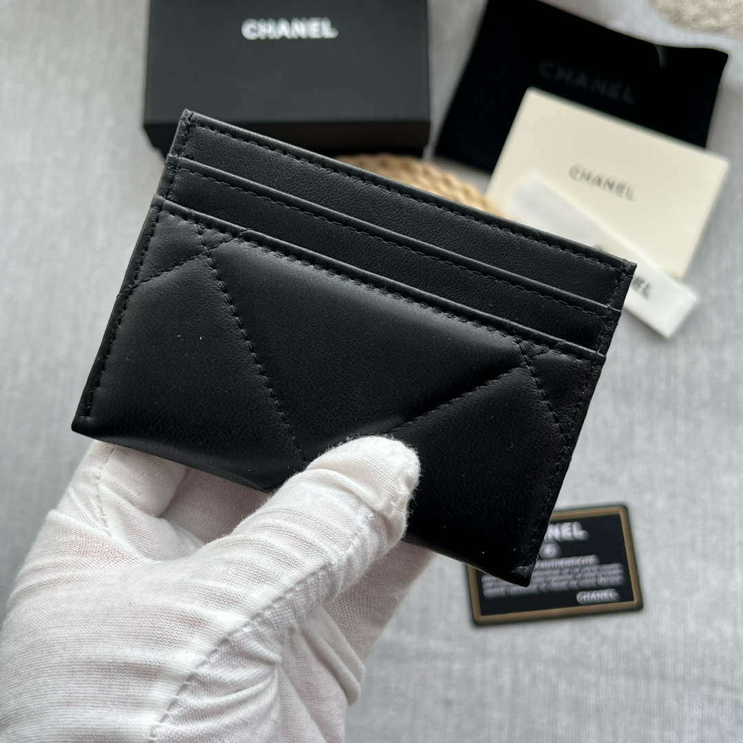 Chanel AP0941 CLASSIC CARD HOLDER Lambskin Black