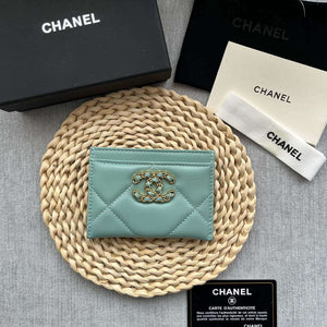 Chanel AP0941 CLASSIC CARD HOLDER Lambskin lake Blue - Default Title - View 1