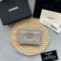 Chanel AP0941 CLASSIC CARD HOLDER Lambskin Gray - Default Title - View 1