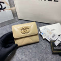 Chanel AP1064 CARD HOLDER Lambskin Beige - Default Title - View 1