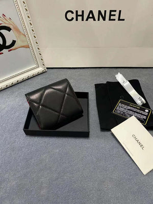 Chanel AP1064 CARD HOLDER Lambskin Black - Default Title - View 3