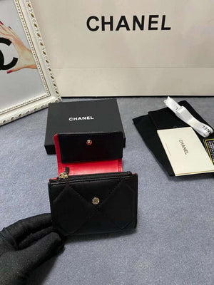 Chanel AP1064 CARD HOLDER Lambskin Black - Default Title - View 6