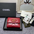Chanel AP1064 CARD HOLDER Lambskin Red - Default Title - View 1