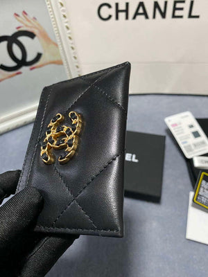 Chanel AP0960 19 CLASSIC CARD HOLDER Lambskin Black - Default Title - View 6