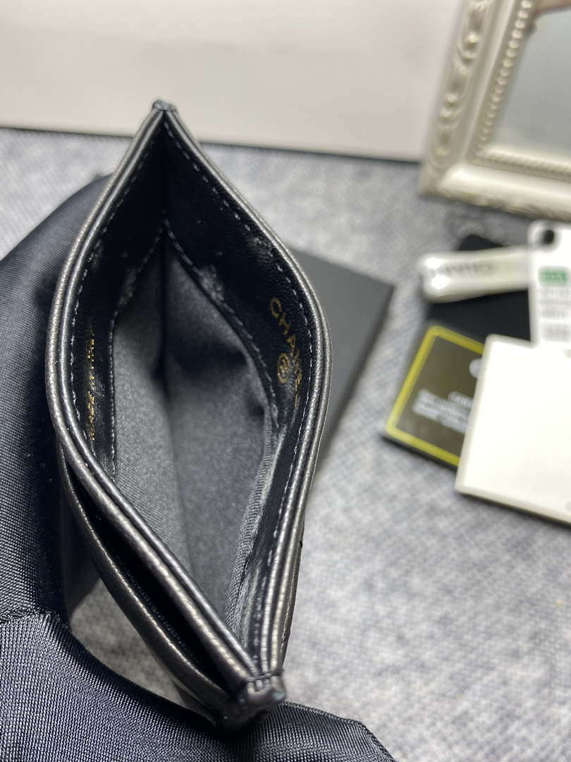 Chanel AP0960 19 CLASSIC CARD HOLDER Lambskin Black