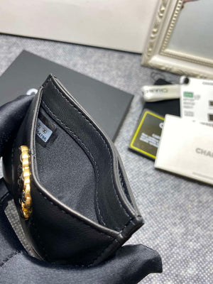 Chanel AP0960 19 CLASSIC CARD HOLDER Lambskin Black - Default Title - View 10