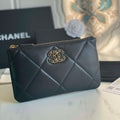 Chanel AP1059 Pouche Lambskin bag Wallet Card Holder Black - Default Title - View 1