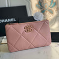 Chanel AP1059 Pouche Lambskin bag Wallet Card Holder Pink - Default Title - View 1