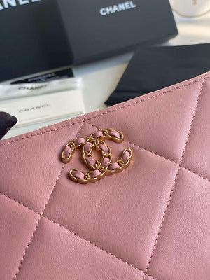 Chanel AP1059 Pouche Lambskin bag Wallet Card Holder Pink - Default Title - View 6