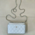 Chanel AP1341 Mini Vanity Box bag Light Blue