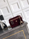 Chanel AP2303 Clutch With Chain in Dark Red Diamant¨¦ & Gold-Tone Metal