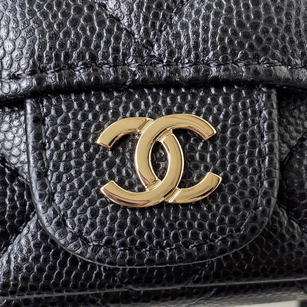 Chanel AP2305 Chanel Mini Flap bag Calfskin Blacck