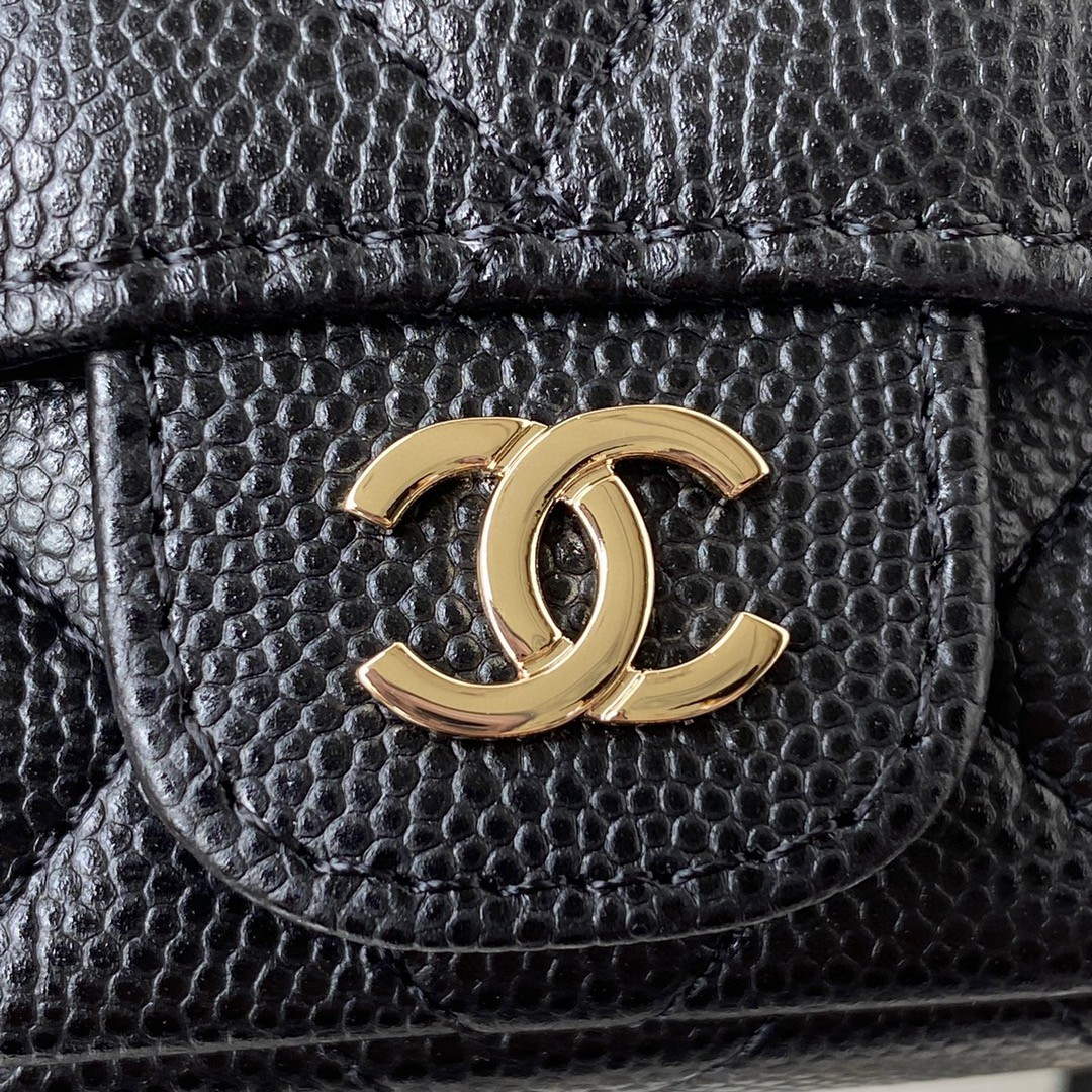 Chanel AP2305 Chanel Mini Flap bag Calfskin Blacck - Default Title - View 3