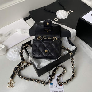 Chanel AP2305 Chanel Mini Flap bag Calfskin Blacck - Default Title - View 4