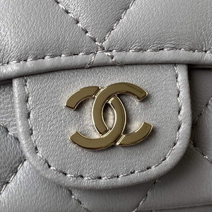 Chanel AP2305 Chanel Mini Flap bag Calfskin Grey - Default Title - View 3