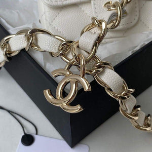 Chanel AP2305 Chanel Mini Flap bag Calfskin White - Default Title - View 5
