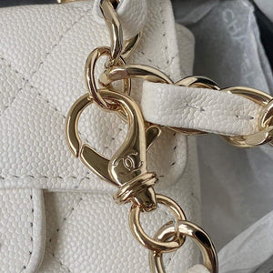 Chanel AP2305 Chanel Mini Flap bag Calfskin White - Default Title - View 6