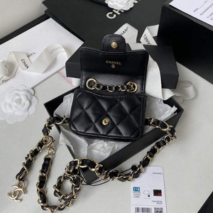 Chanel AP2305 Chanel Mini Flap bag Lambskin Black - Default Title - View 7