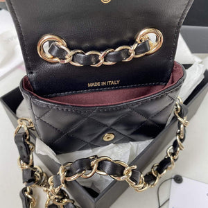 Chanel AP2305 Chanel Mini Flap bag Lambskin Black - Default Title - View 8