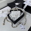 Chanel AP2305 Chanel Mini Flap bag Lambskin White - Default Title - View 1