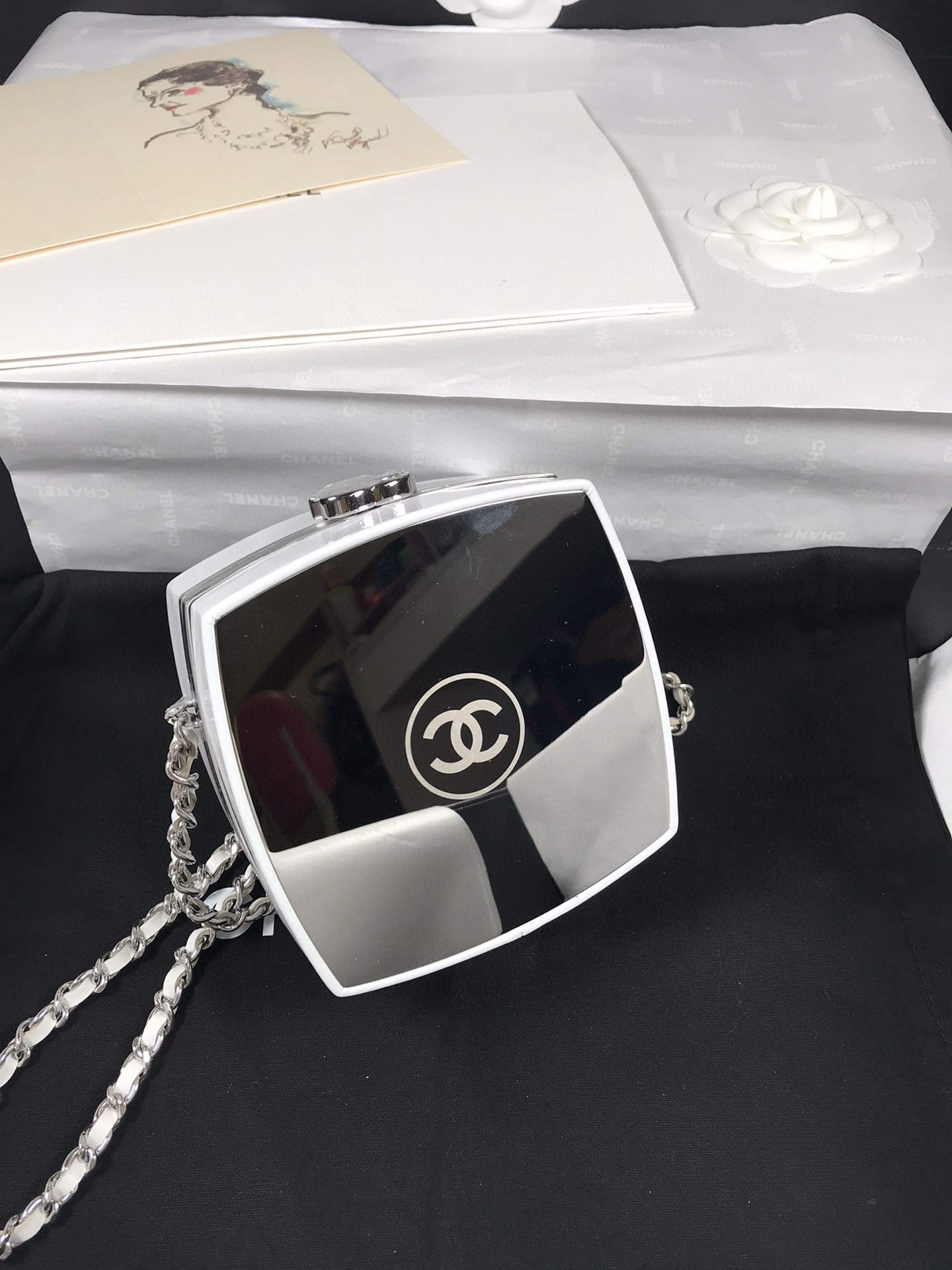 Chanel AP2398 Small Vanity Case Acrylic Black - Default Title - View 1