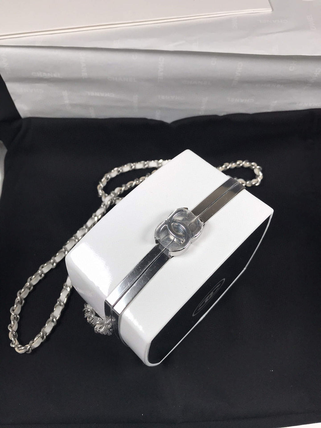 Chanel AP2398 Small Vanity Case Acrylic Black
