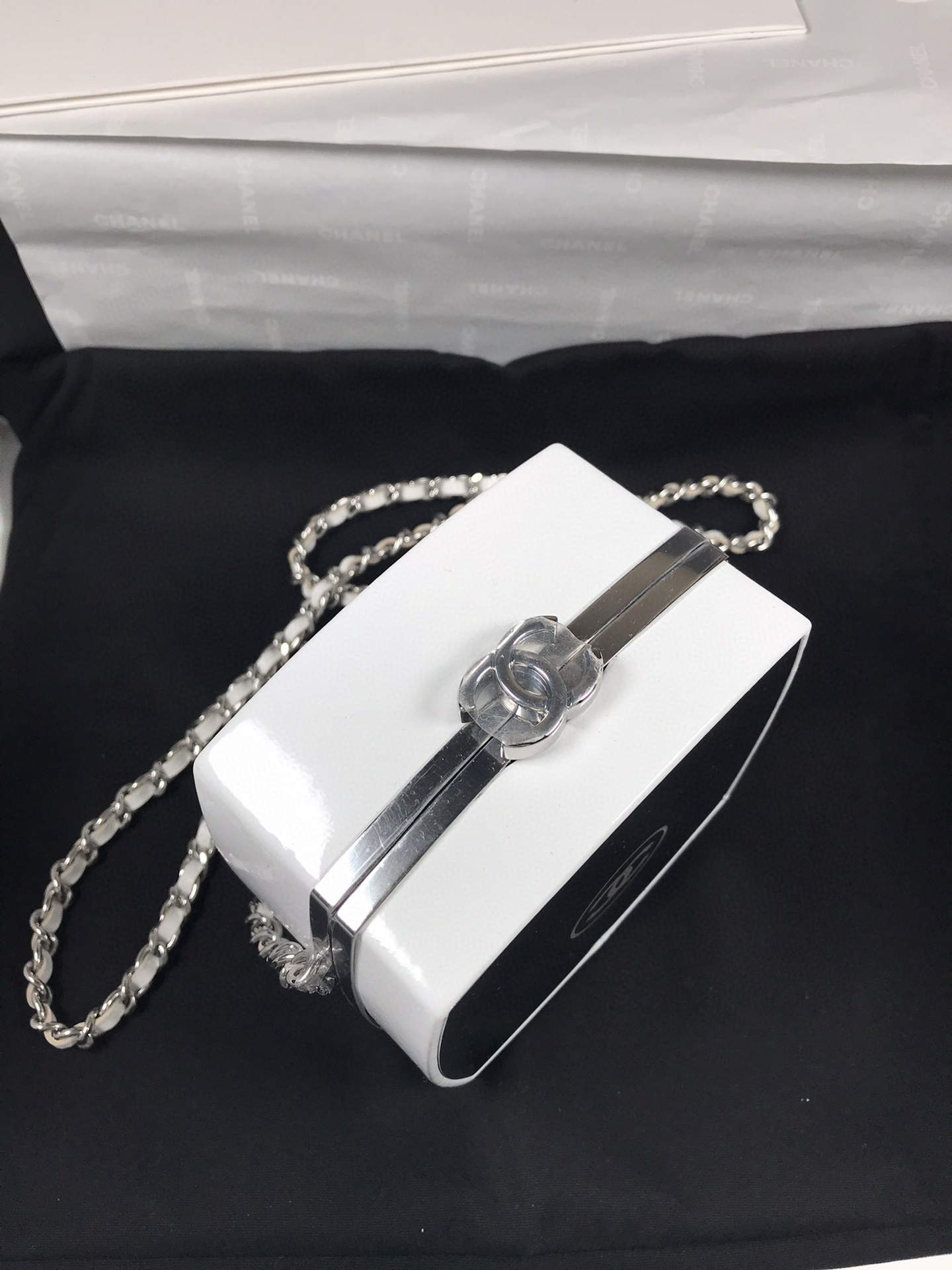 Chanel AP2398 Small Vanity Case Acrylic Black