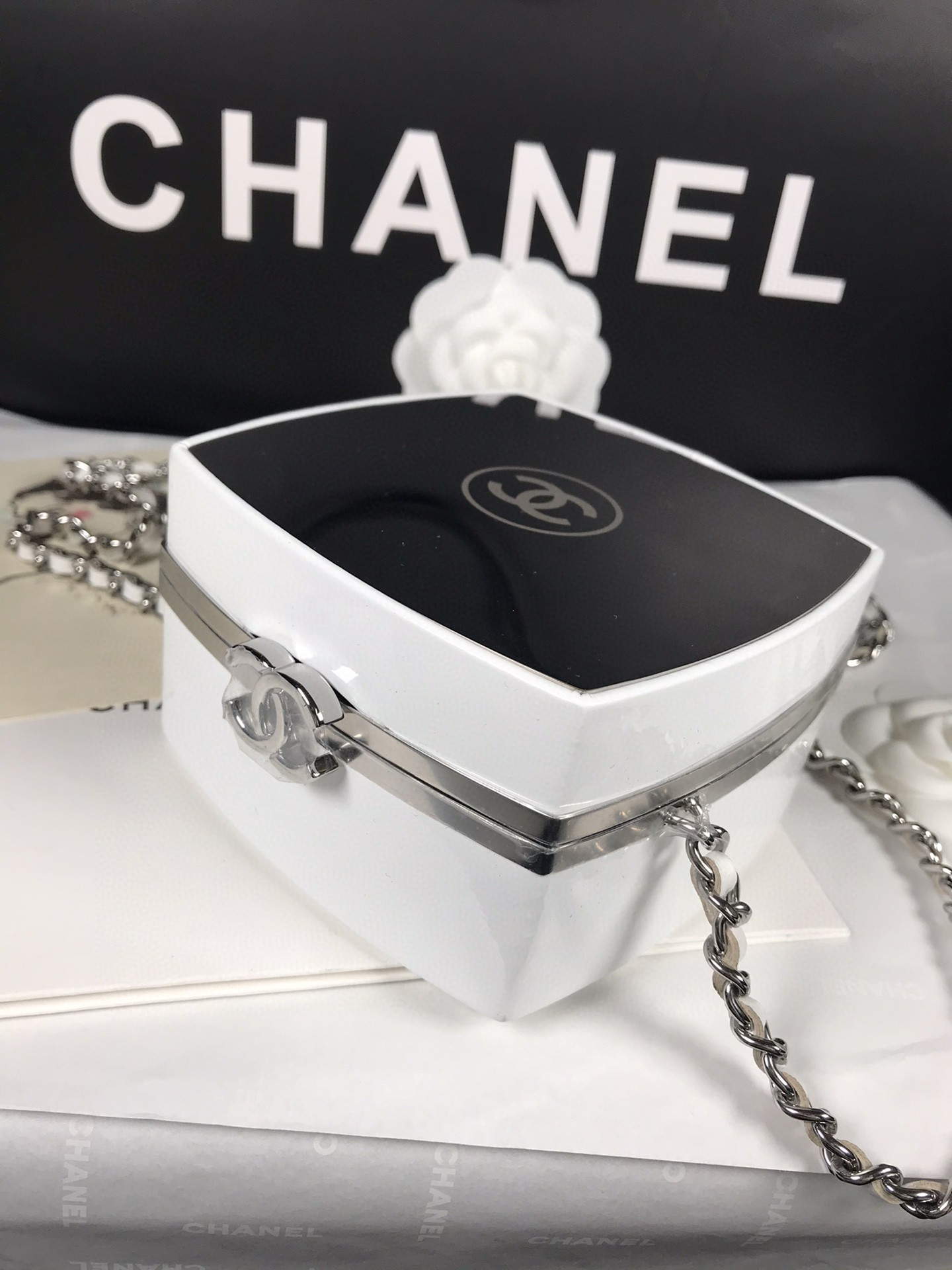 Chanel AP2398 Small Vanity Case Acrylic Black - Default Title - View 6