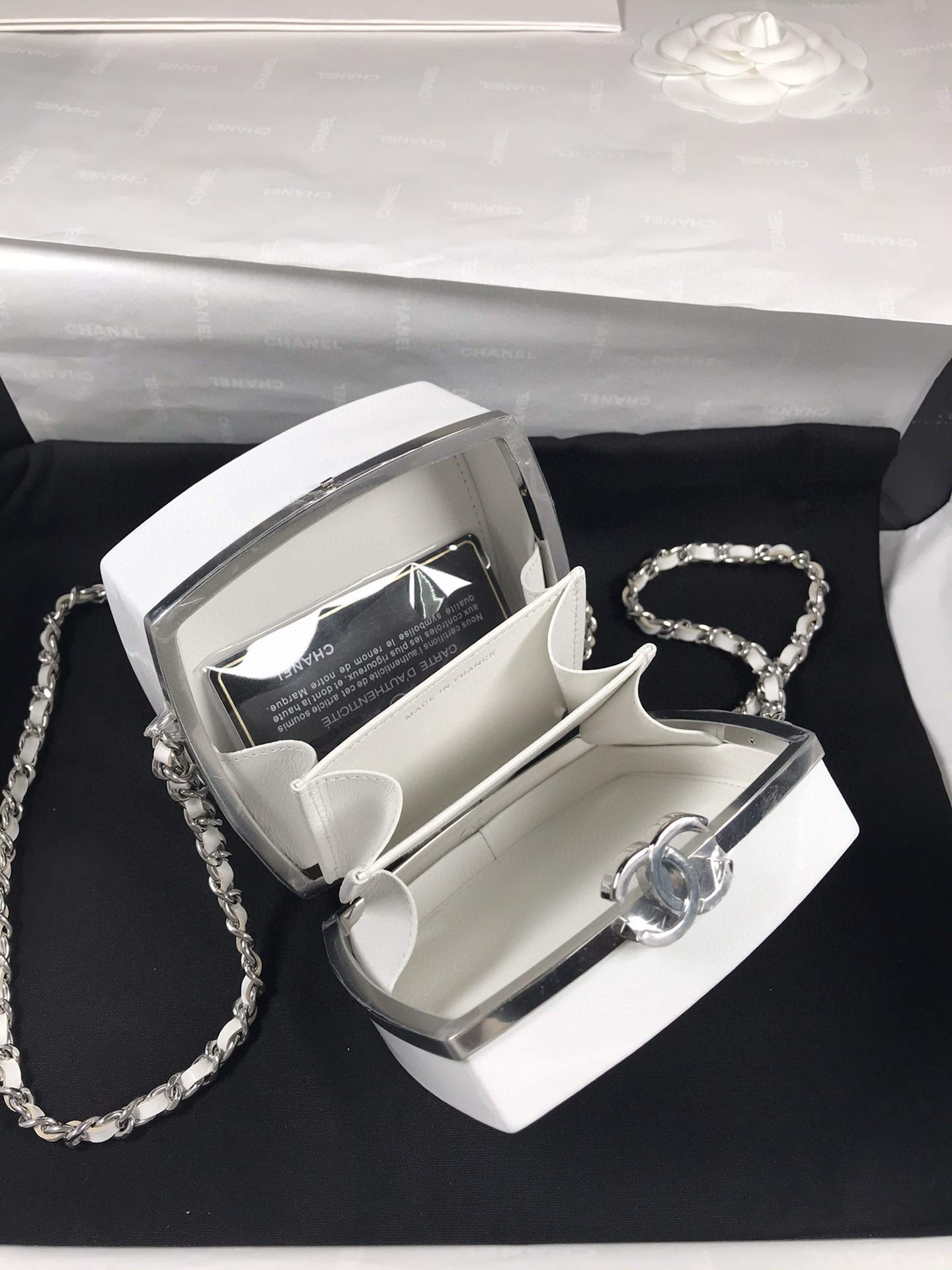 Chanel AP2398 Small Vanity Case Acrylic Black - Default Title - View 8