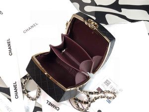 Chanel AP2398 Small Vanity Case Lambskin gold-tone metal Black and Gold - Default Title - View 8