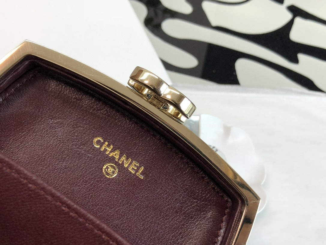 Chanel AP2398 Small Vanity Case Lambskin gold-tone metal Black and Gold - Default Title - View 9