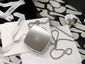 Chanel AP2398 Small Vanity Case Lambskin gold-tone metal White and Silver - Default Title - View 2