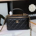 Chanel AP2550 Vanity with Chain Goatskin Black - Default Title - View 1